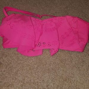 Hot pink bikini top
